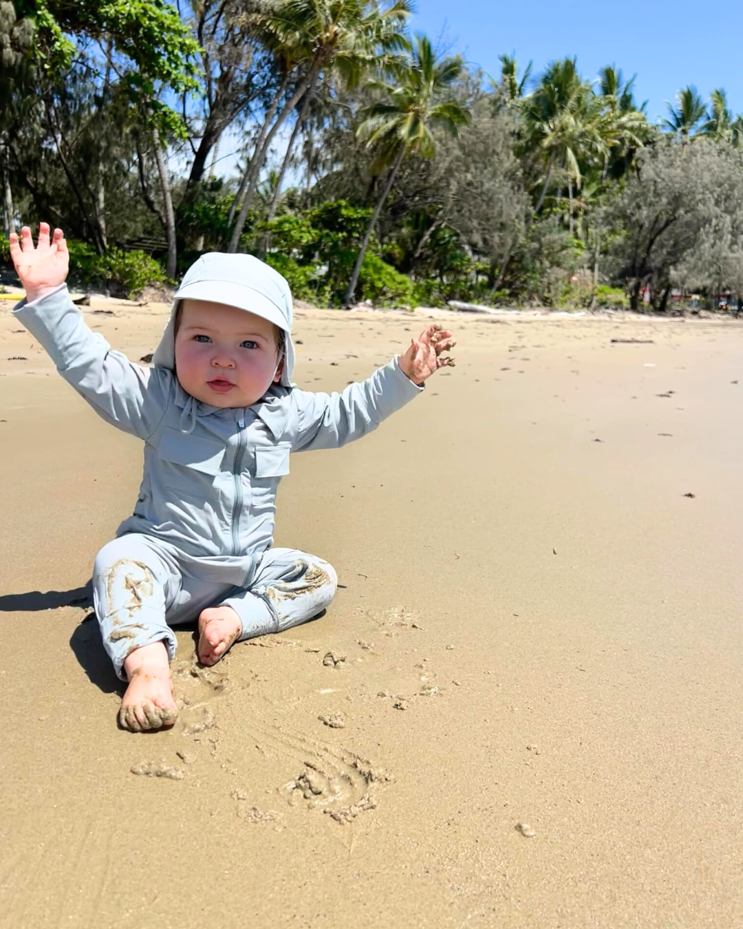Baby Sun Safe Fishing Shirt Onesie Hat: Ultimate Sun Protection
