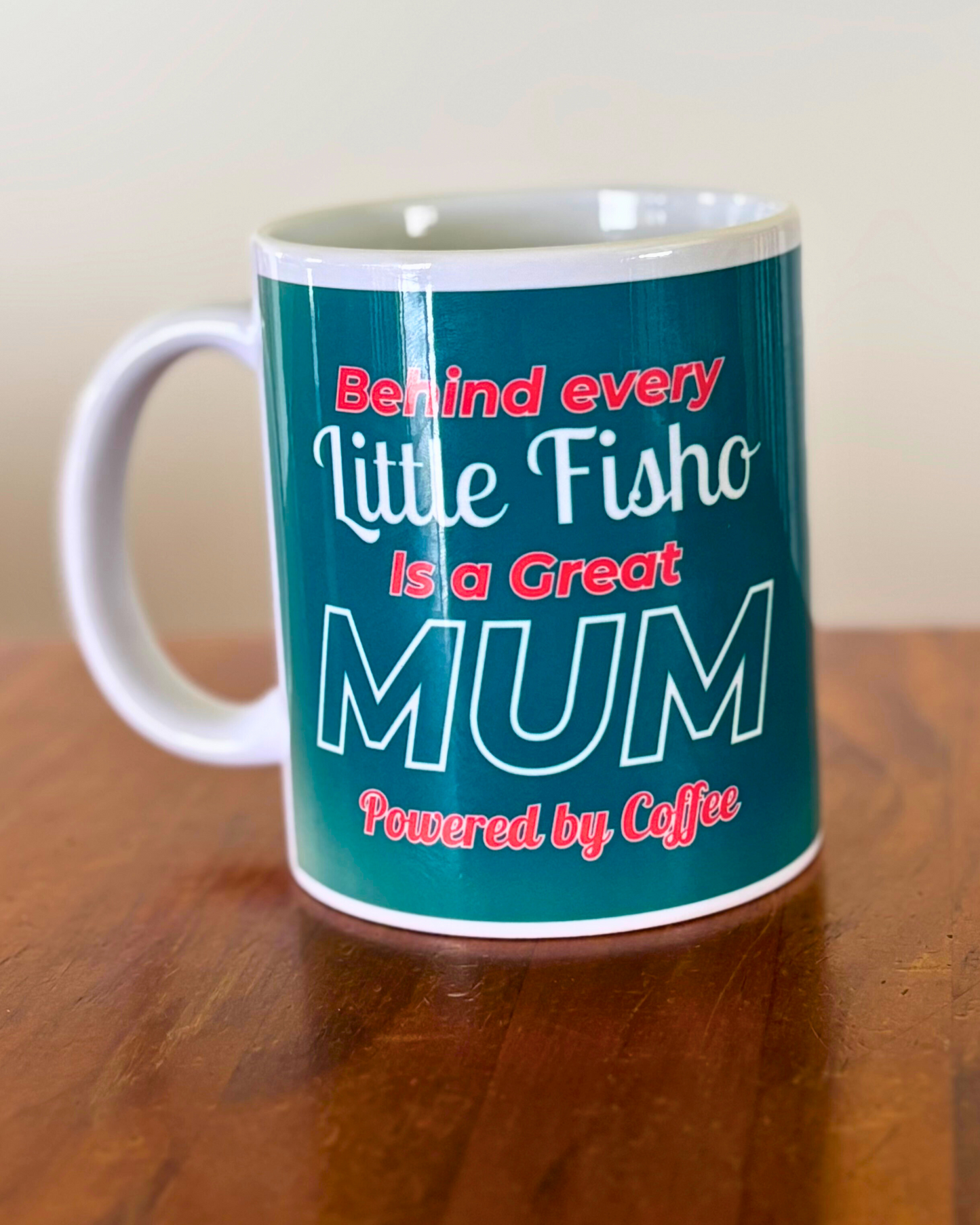 Personalised Little Fisho Mug – Custom Fishing Mug with Your Own Text & Image