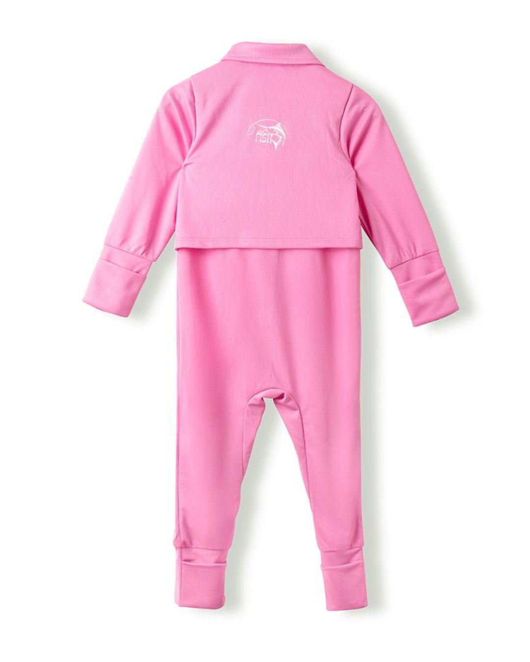 Baby Fishing Onesie Coral Pink
