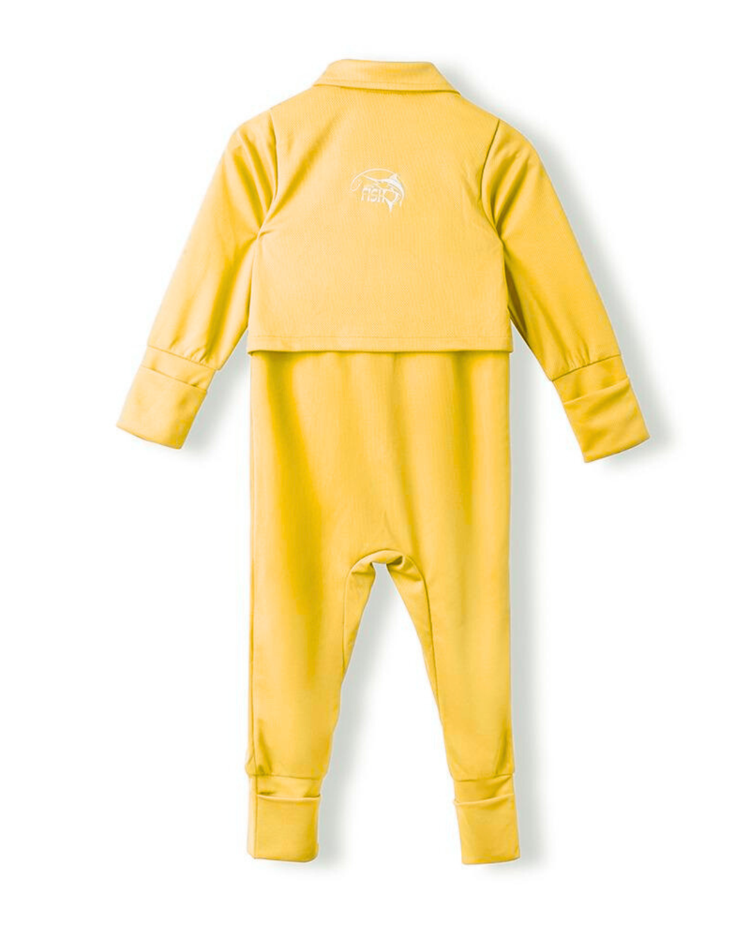 Baby Fishing Onesie Sunshine Yellow