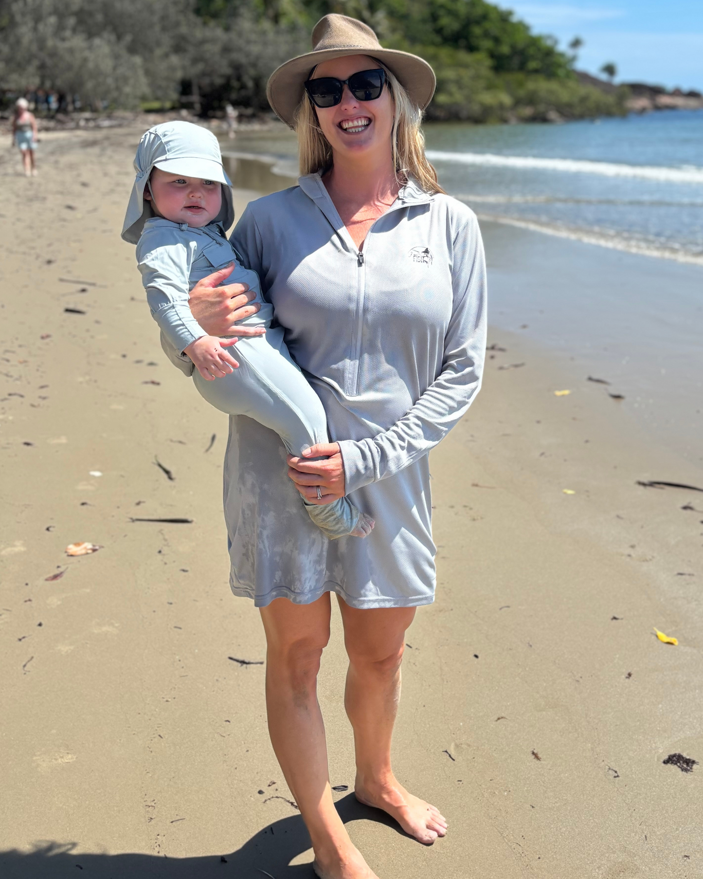 Ladies Fishing Dress - Seafoam Grey