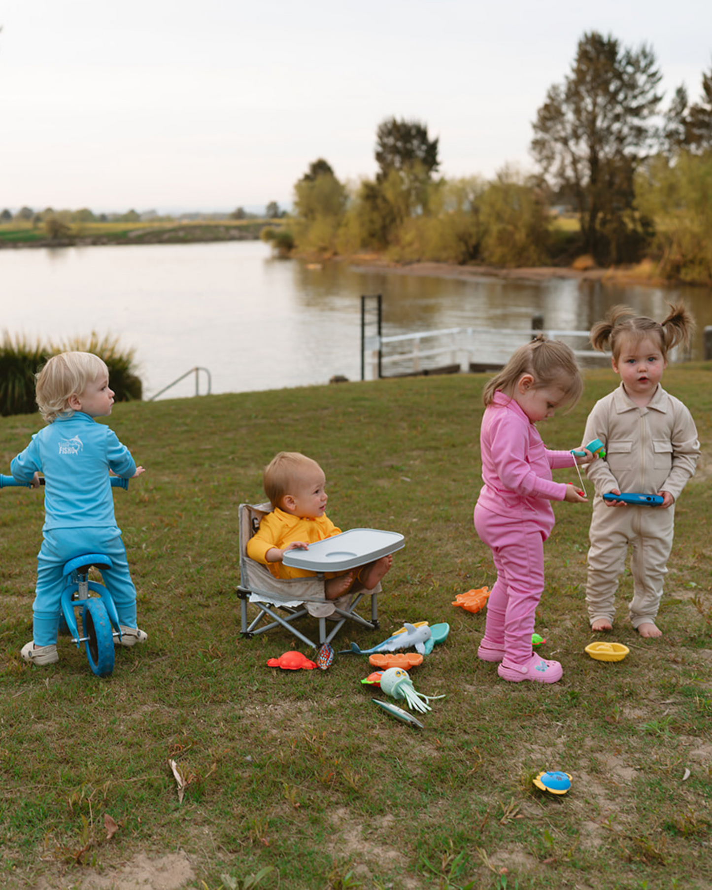 Baby Fishing Onesie Sunshine Yellow