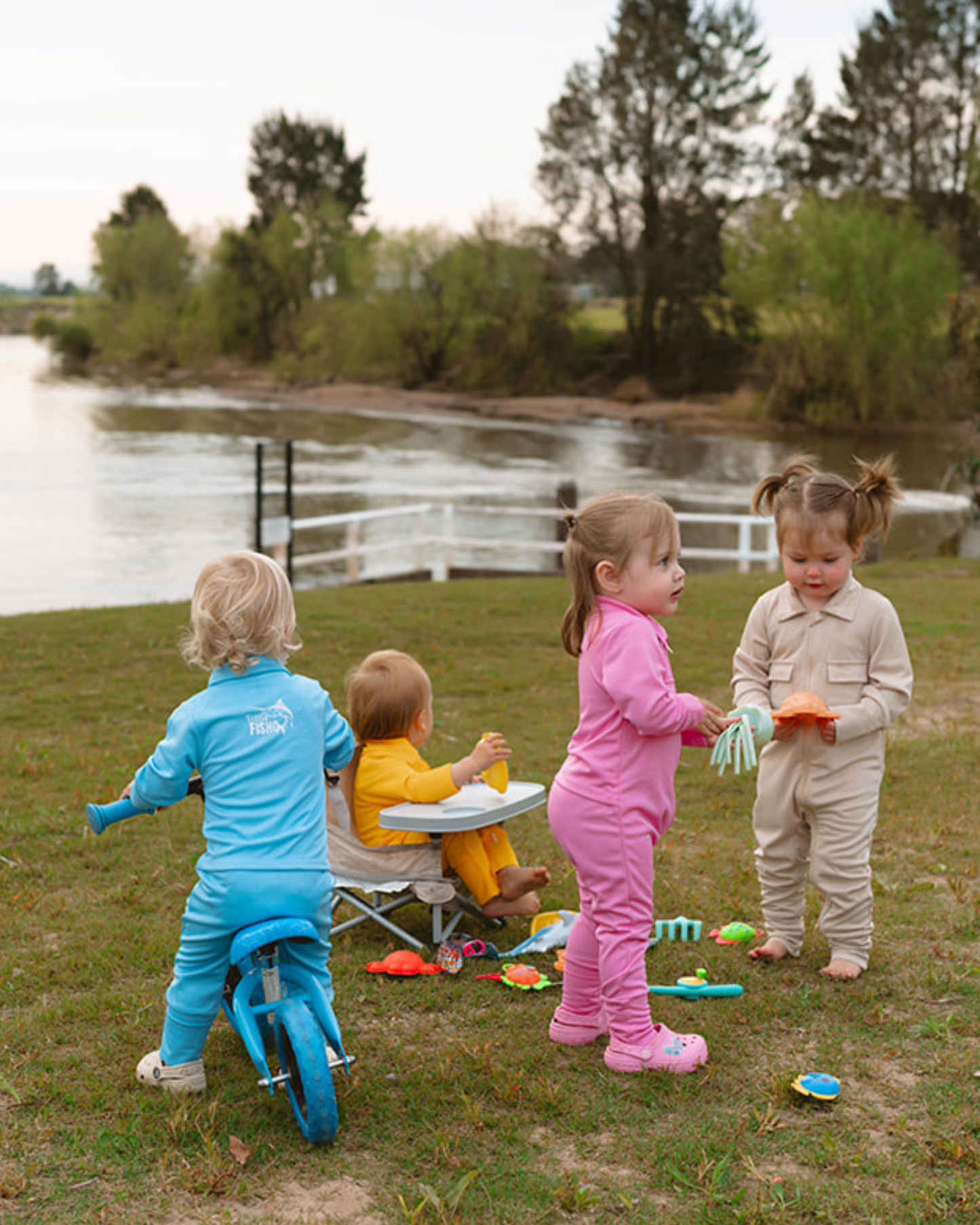 Baby Fishing Onesie Sunshine Yellow