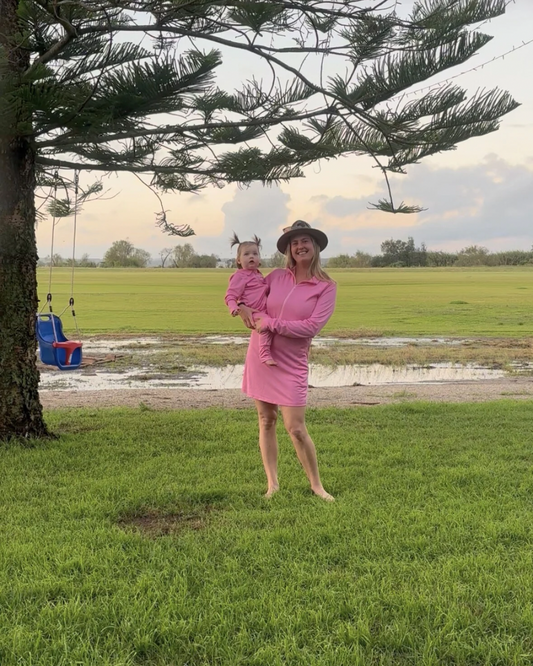 Ladies Fishing Dress - Coral Pink