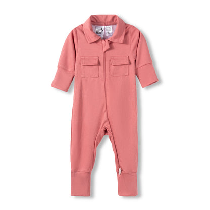 Rust Baby Fishing Shirt Onesie