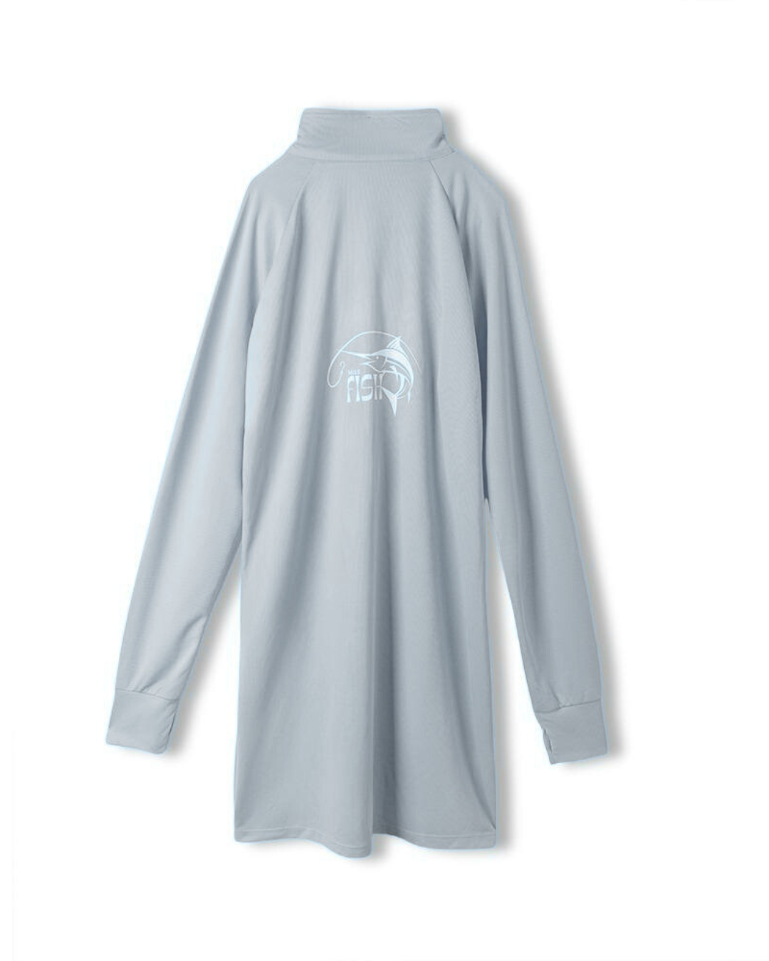 Kids Fishing Dress - Seafoam Grey