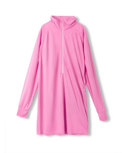 Kids Fishing Dress - Coral Pink