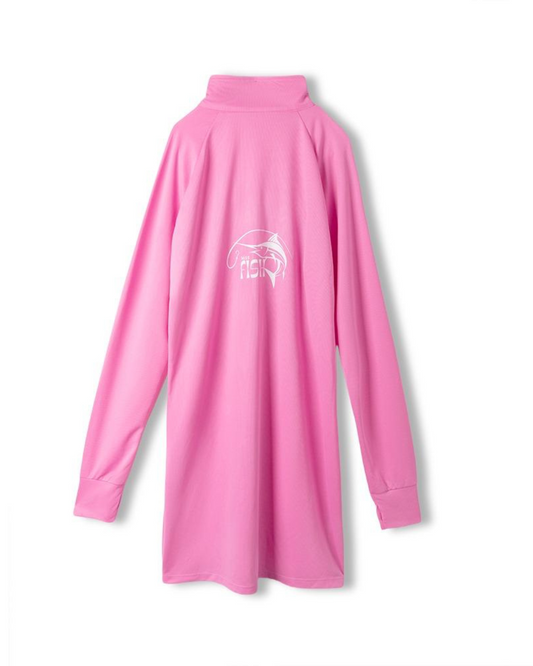 Kids Fishing Dress - Coral Pink