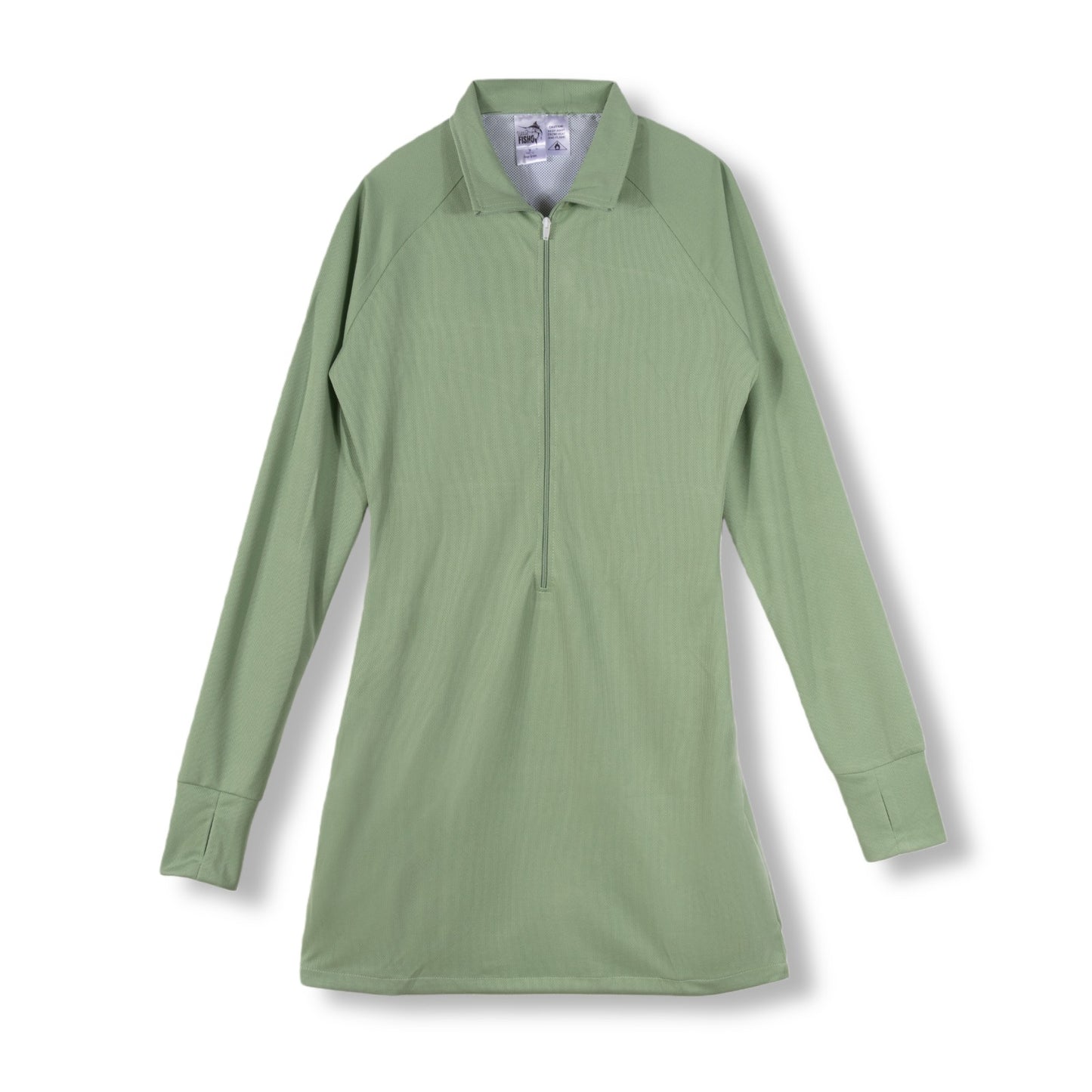 Girls Fishing Dress: Sage Green