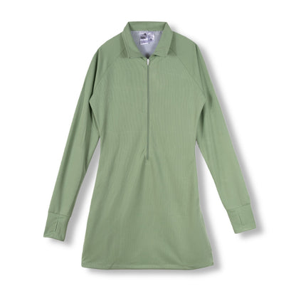Girls Fishing Dress: Sage Green