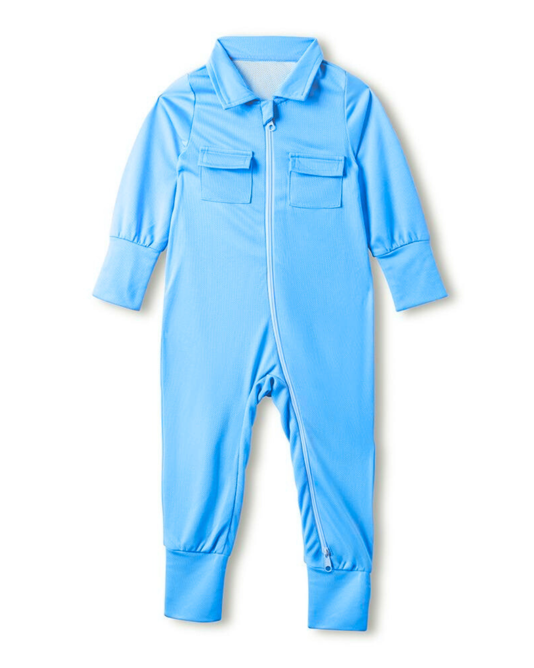 Baby Fishing Onesie Ocean Blue