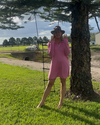 Ladies Fishing Dress - Coral Pink