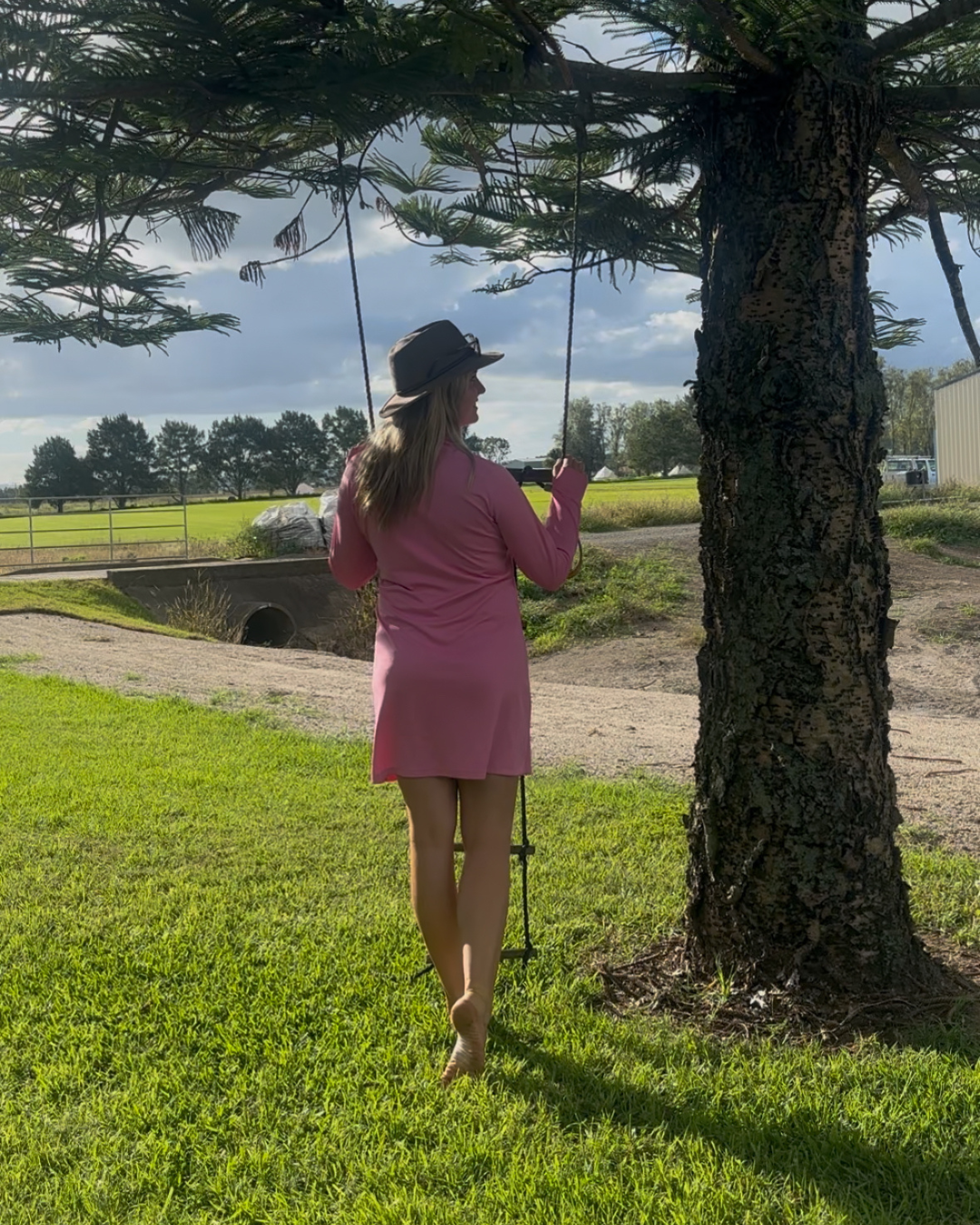 Ladies Fishing Dress - Coral Pink