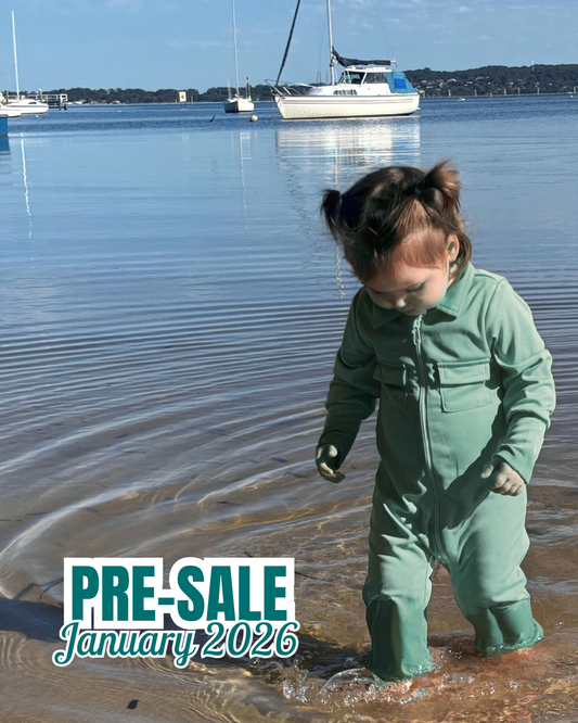 Pre-Sale: Sage Green UV Defender Onesie