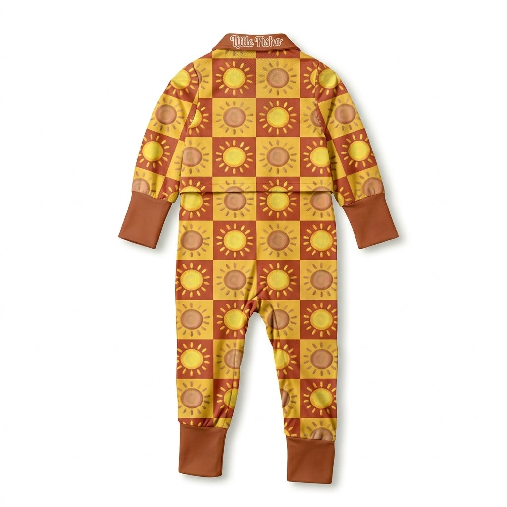 Retro Sunburst UV Defender Onesie