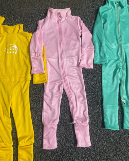 30% Off - Baby Outdoor & Fishing Shirt Onesie in Pink, Aqua & Yellow!